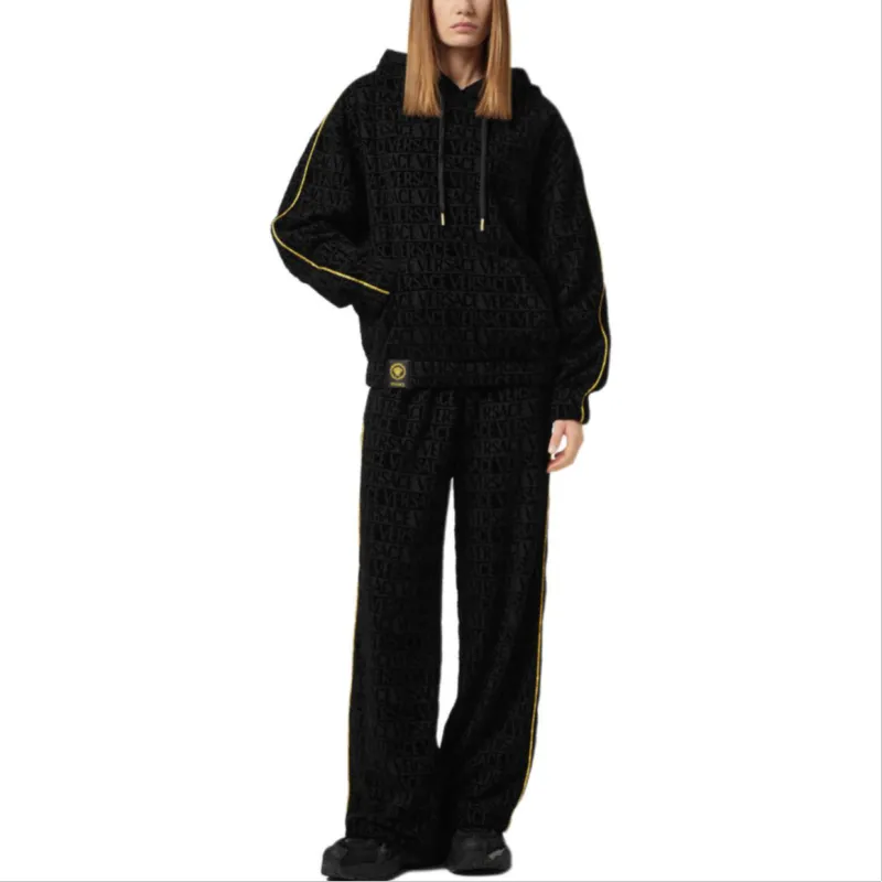 VERSACE Long Sleeved Drawstring Hoodie-1
