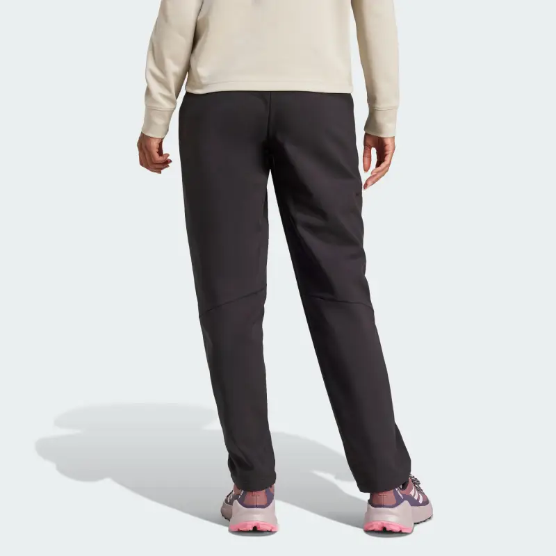 Adidas XPLORIC BRUSHED SOFTSHELL Casual Pants Women's Black-3