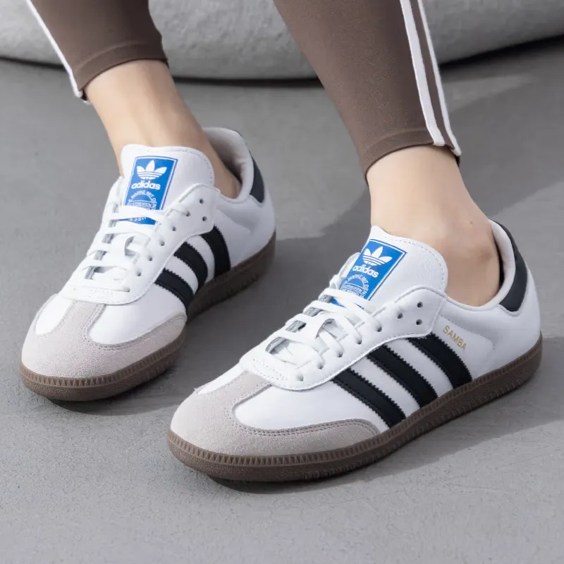 adidas Samba OG ホワイト/ブラック Adidas Samba OG Cloud White Core Black GS - POIZON