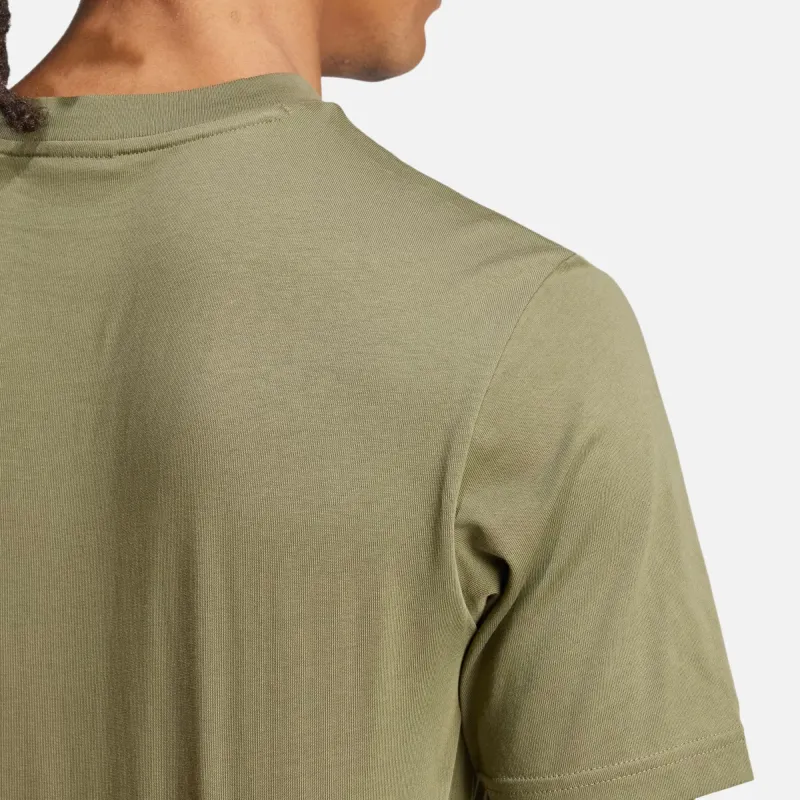 Adidas ESSENTIALS T-Shirt Men's Olive Layer-4