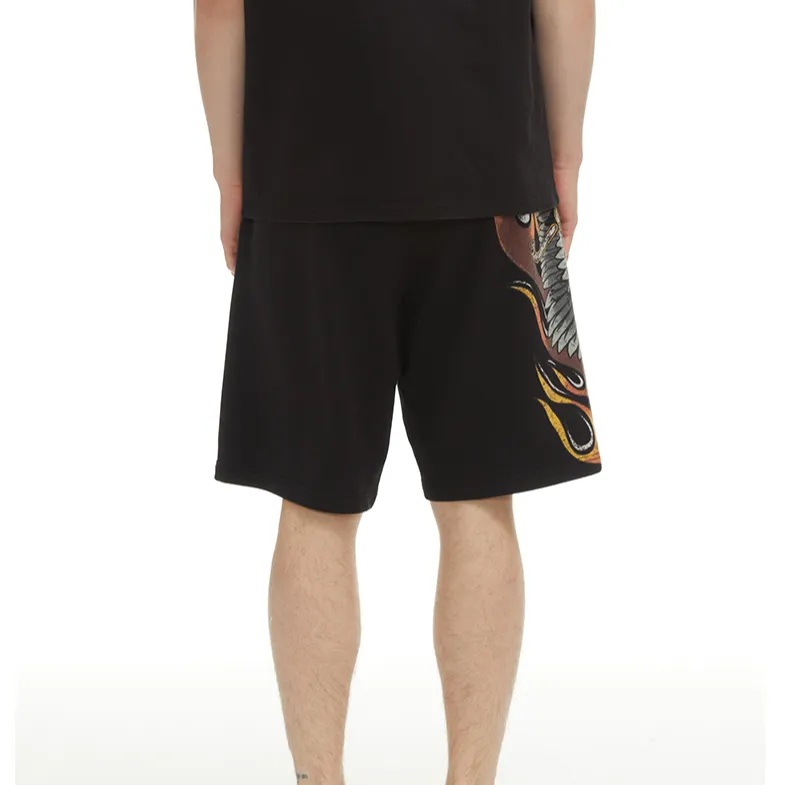 Ed Hardy SS22 Loose Fit Shorts Men's Black-5