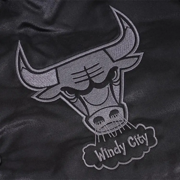 Mitchell & Ness Baseball Jacket Unisex Black-2