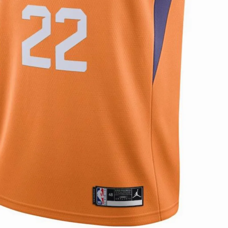 Jordan Basketball Jerseys Phoenix Suns Deandre Ayton Size 22 Men's Orange-2