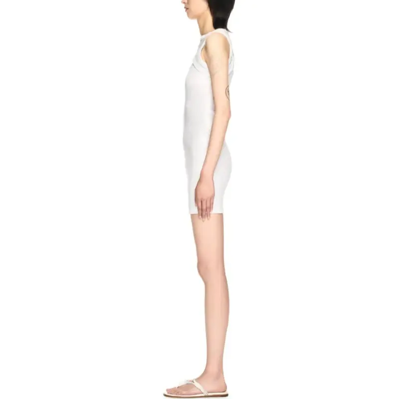 OFF WHITE Cut Out Sleeveless Metallic Dress-3