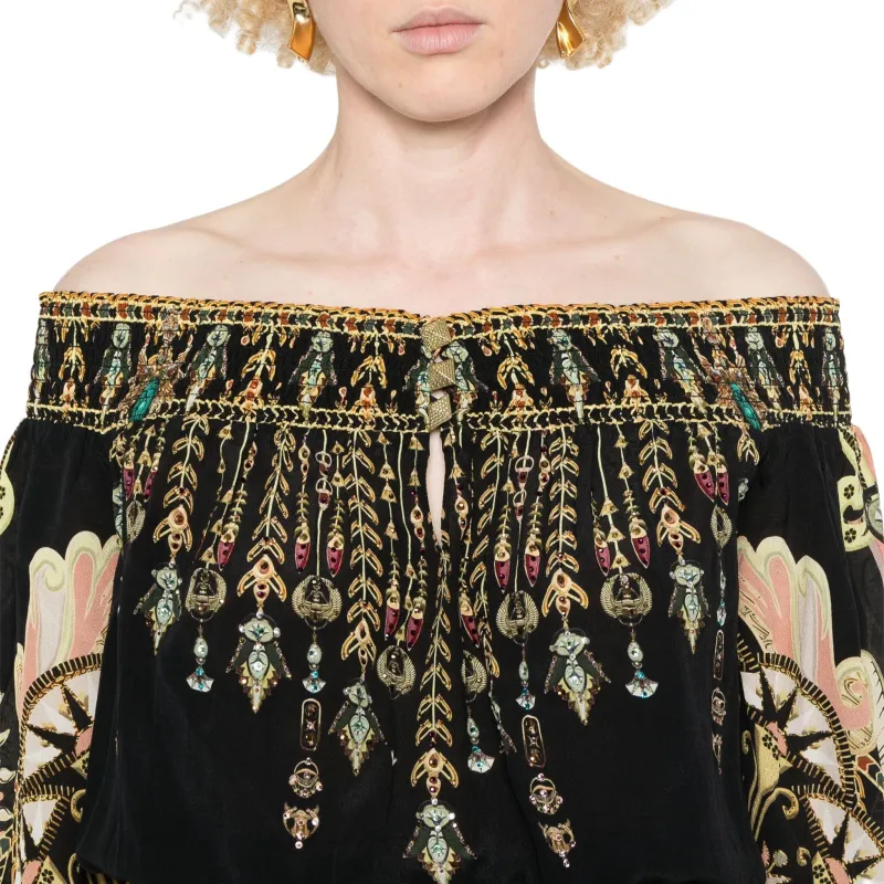 Camilla Off shoulder Mini Dress-4
