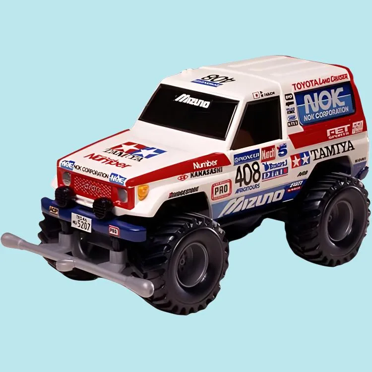 Tamiya Jeep Land Cruiser Rally Race Assembled Models-3