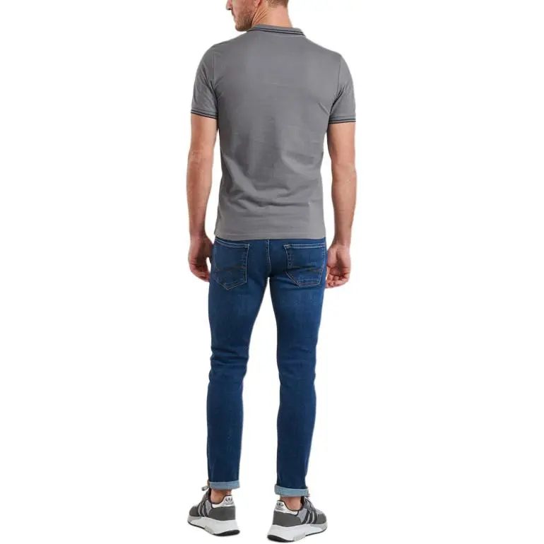 Kappa Polo Shirts Men Gray-2