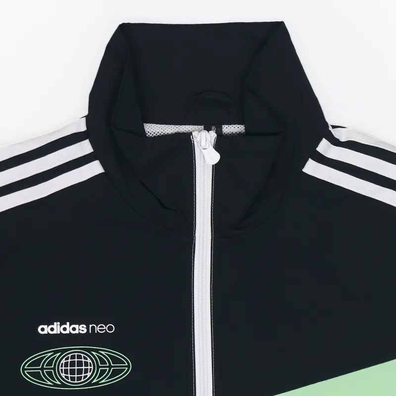 Adidas Neo Jacket Fall Men's Black Green Multicolor-4