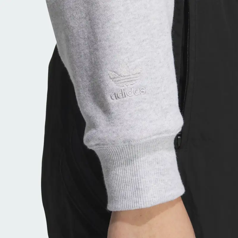 Adidas Originals FW24 CREW SWEATSHIRT Women's Light Heather Gray-5