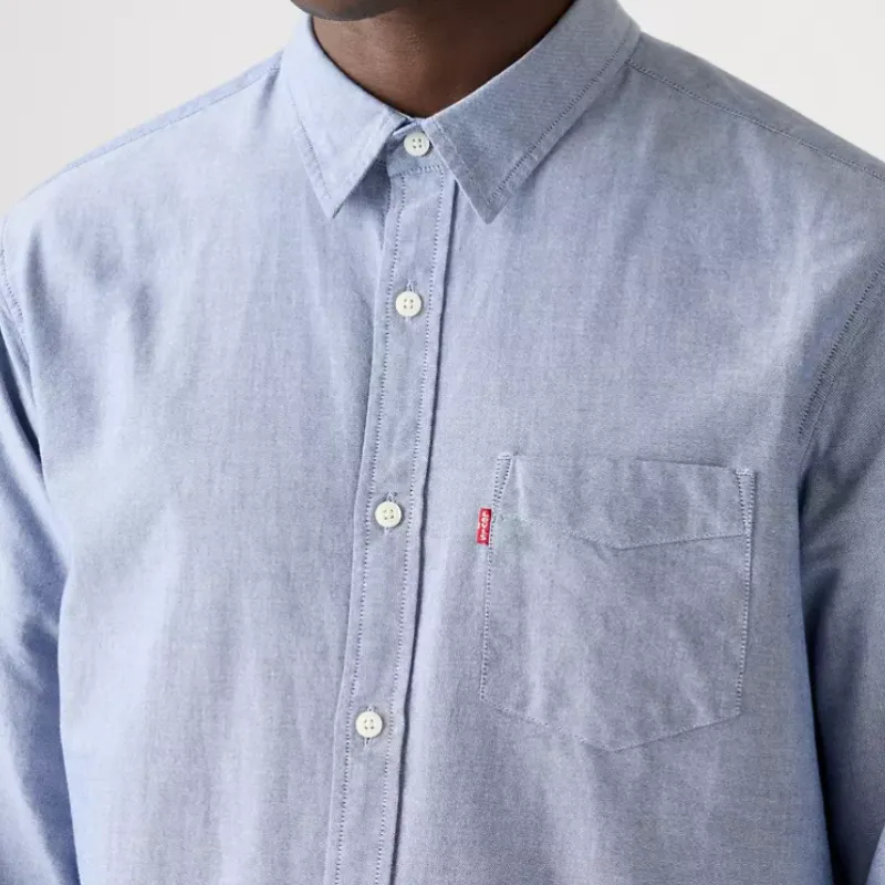 Levis Shirts Men Sky Blue-4