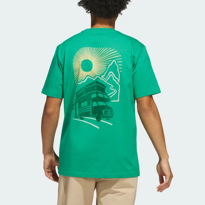 Adidas Free Shipping With AdiClub Jet Set Camper Graphic Tee-2