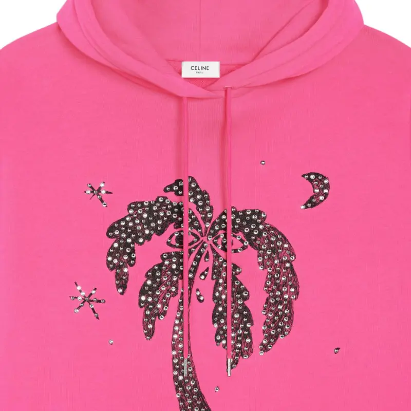 CELINE FW22 Hoodie Men's Rose Red-2