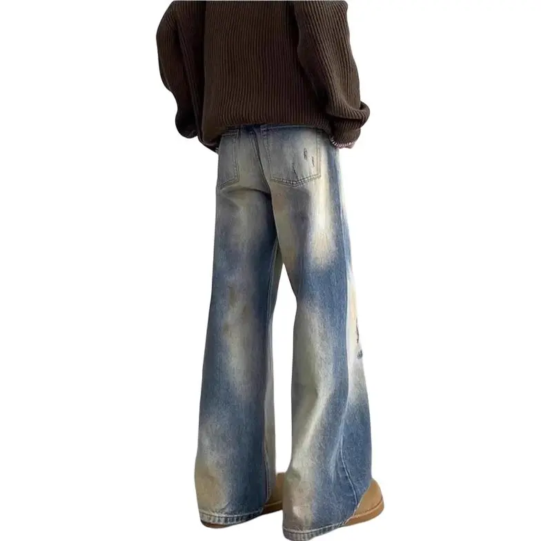 MGXEK Jeans Unisex Blue-4