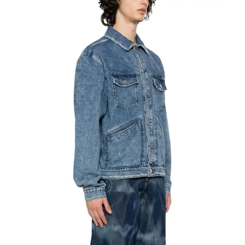 ISABEL MARANT Jango Button Up Denim Jacket-3