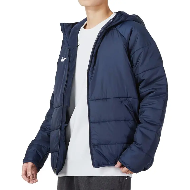 Nike Puffer Jackets Men Blue-3