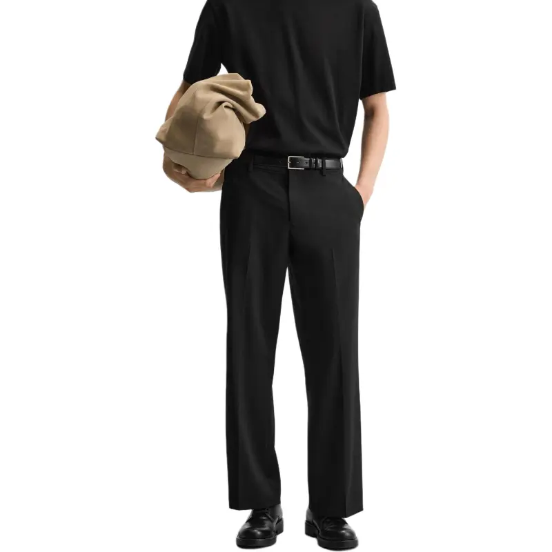 ZARA Casual Pants Men Black-5