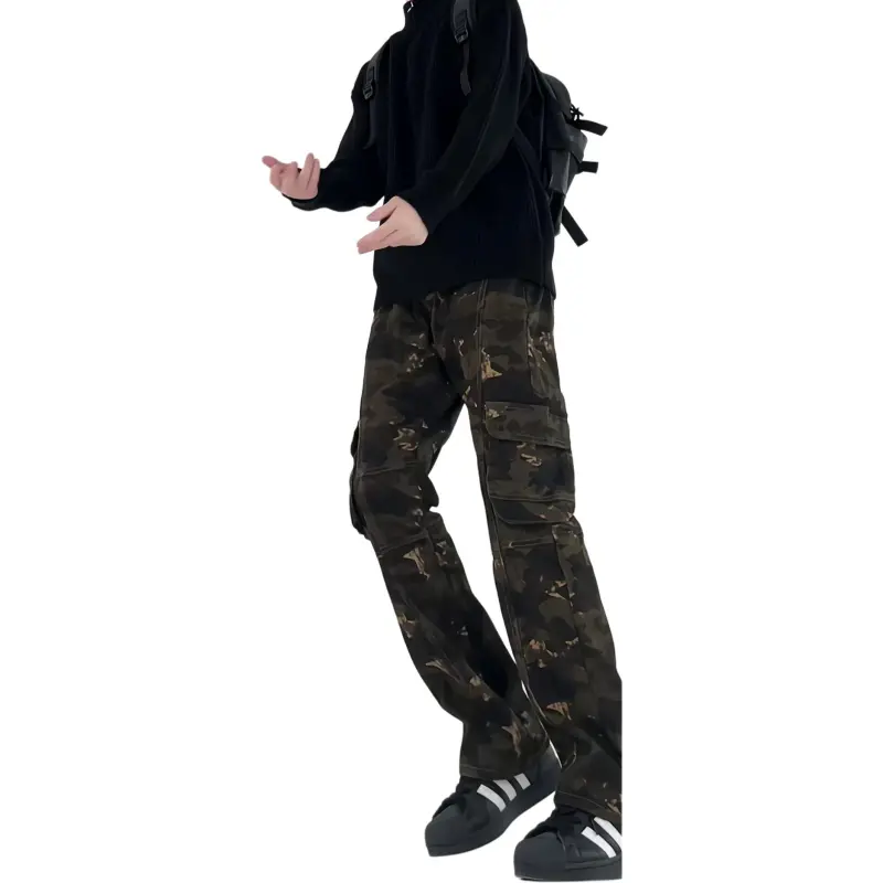 PAINT STAIN Trendy Jeans Unisex Fashion Camouflage-7