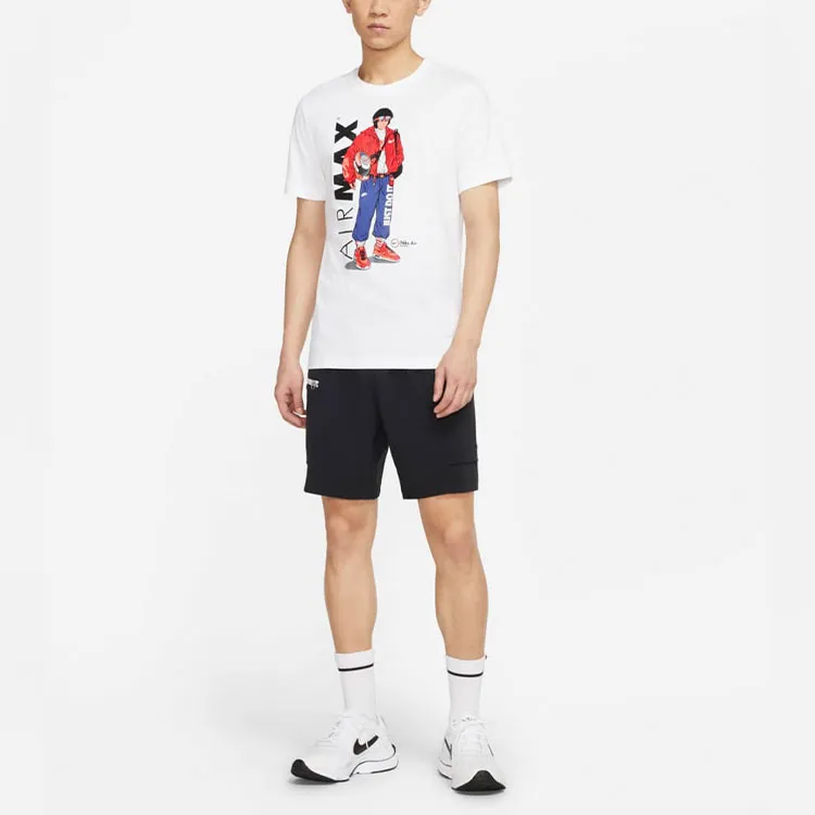 Nike T Shirts Men White-2