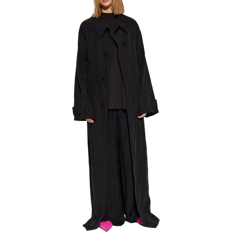 Balenciaga Collared Long Coat-2