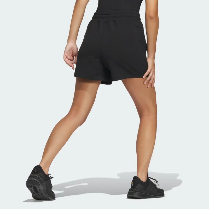 Adidas MILES LOUNGE SOFT SHORTS Casual Shorts Women's Black-2