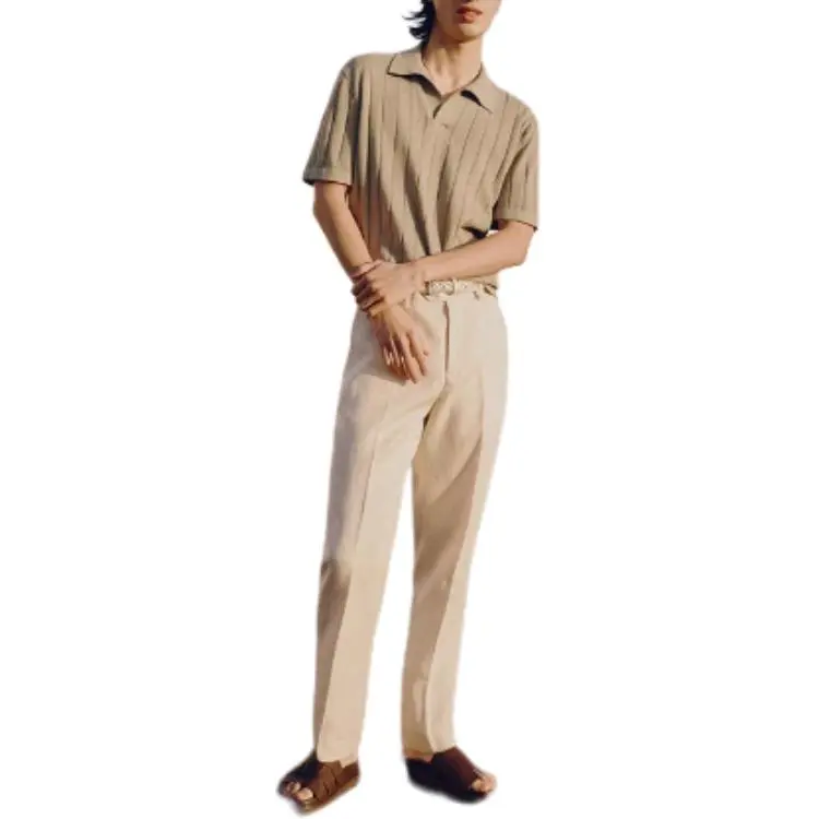 H&M Polo Shirts Men Umber-3