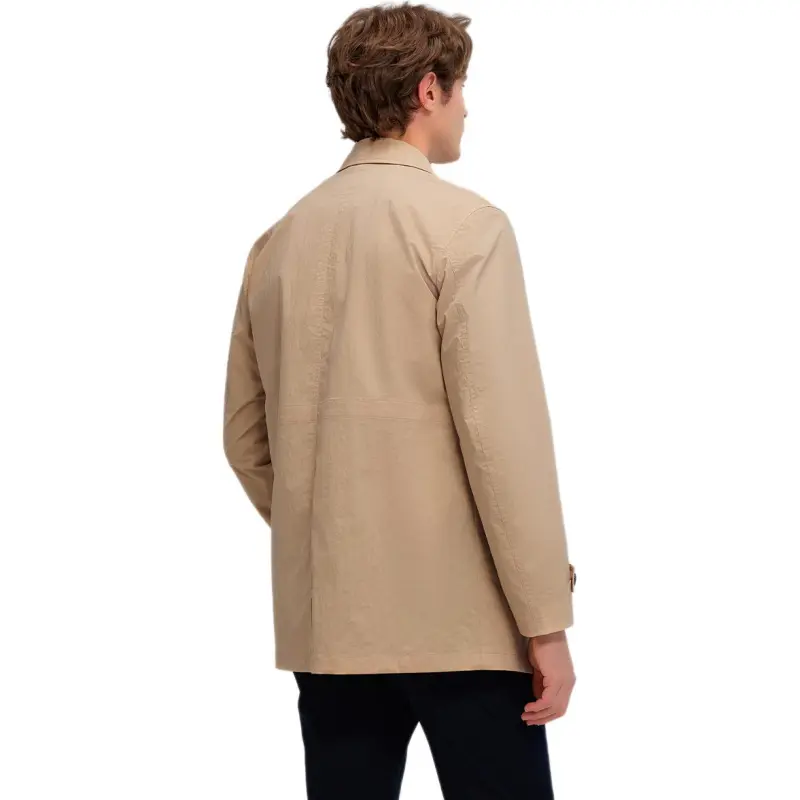 Hush Puppies Trench Coats Men-4