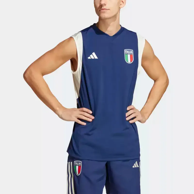 Adidas Soccer Jersey Italy National Team Unisex Blue-2