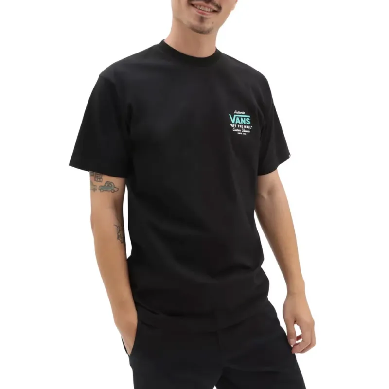 Vans T-Shirts Men Black-2