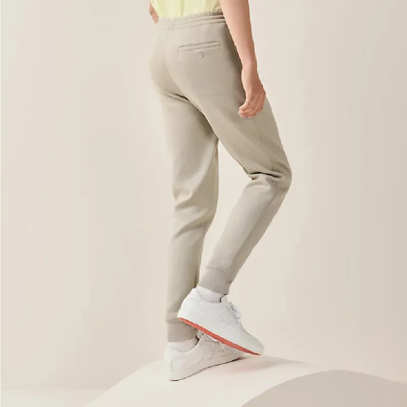 HERMES Knitted Sweatpants Men Khaki-2