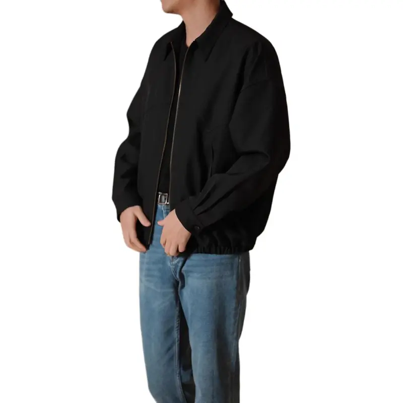 Hacikis Jackets Coats Men's Black-2