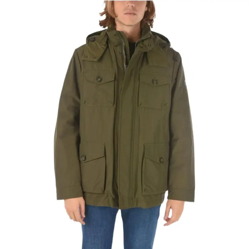 WOOLRICH Jackets Men Army Green-3