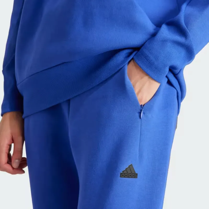 Adidas Z.N.E. Tracksuit Bottoms Knitted Sports Pants Women's Dark Blue-4
