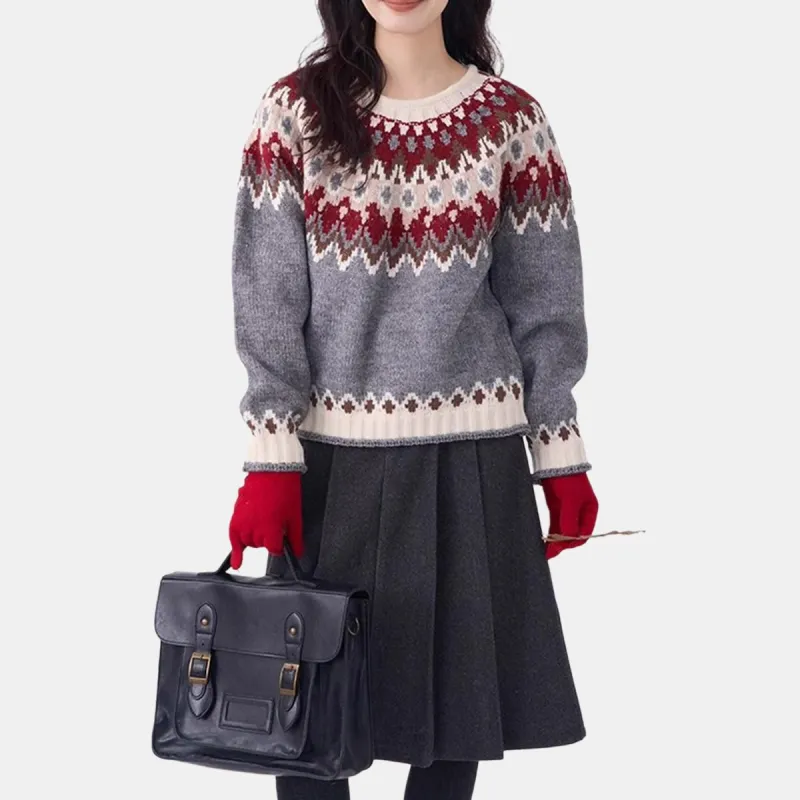 HTMEME Sweaters Women's Gray-3