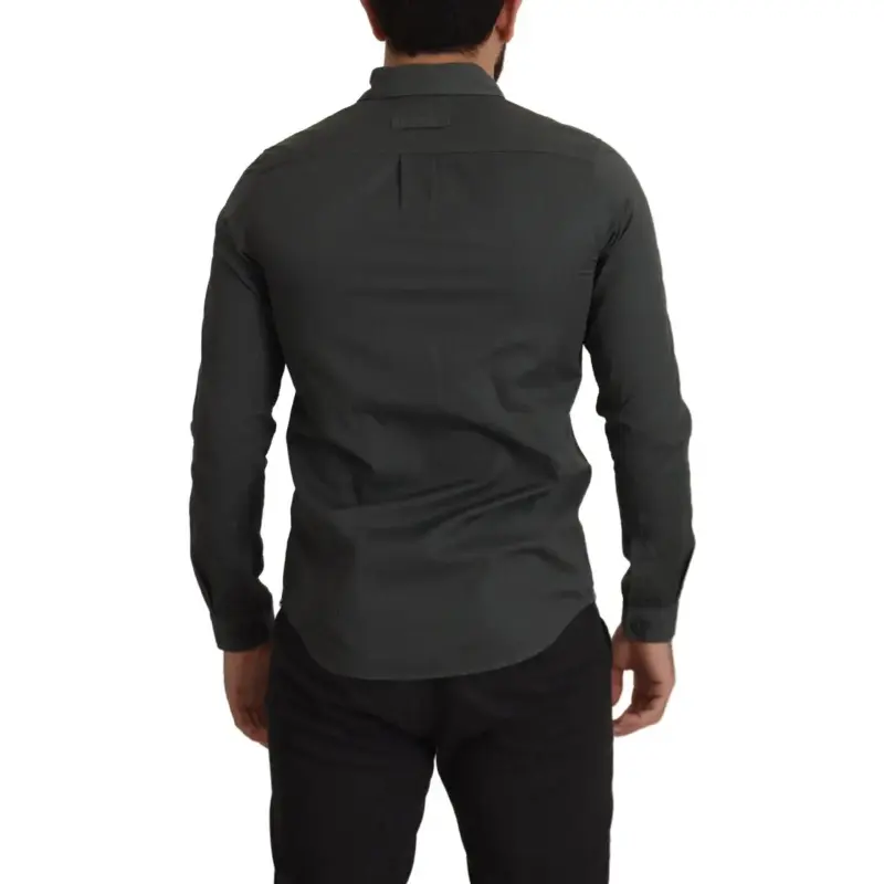 GIANFRANCO FERRE Shirt Men's Dark Gray-2