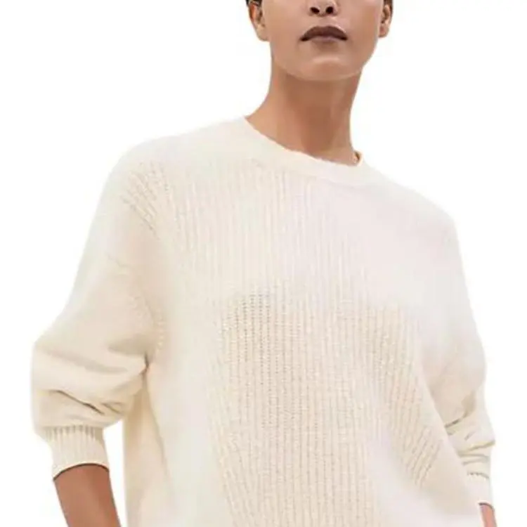 HERMES SS25 Cashmere Sweater Women's White-3