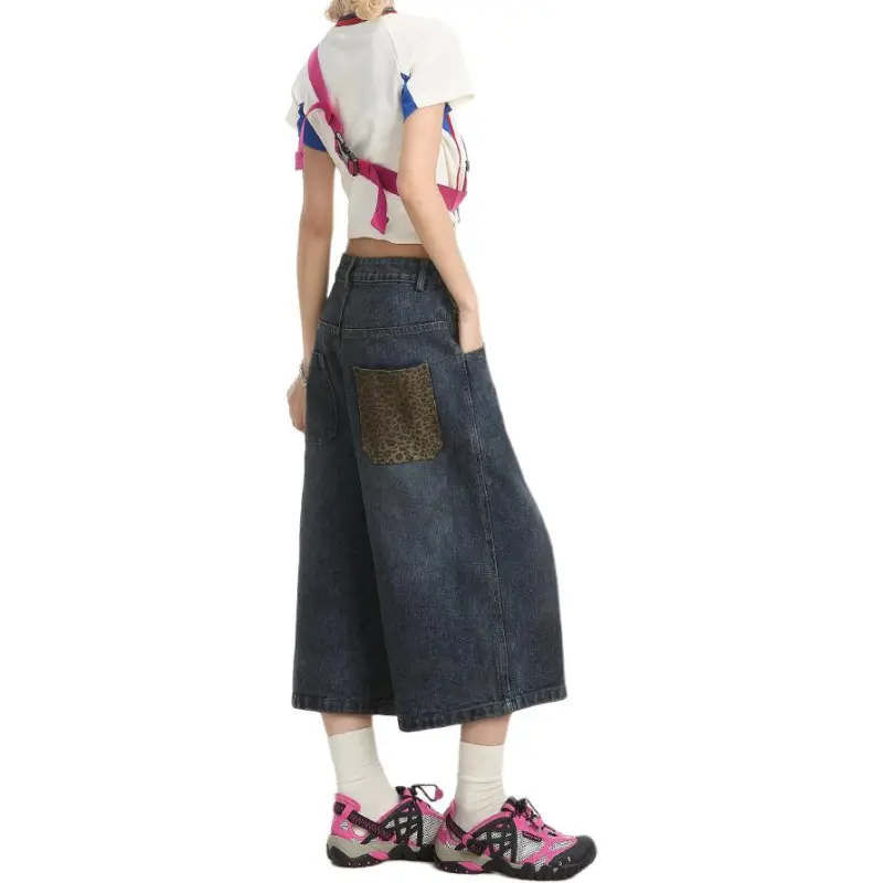 Concubine Zhu Denim Shorts Unisex-2