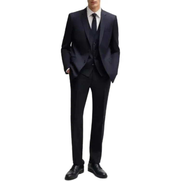HUGO BOSS Business Suit Men's Dark Blue-1
