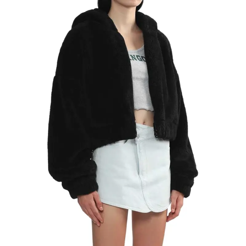 KANGOL Velvet-feel Coat Women's-2