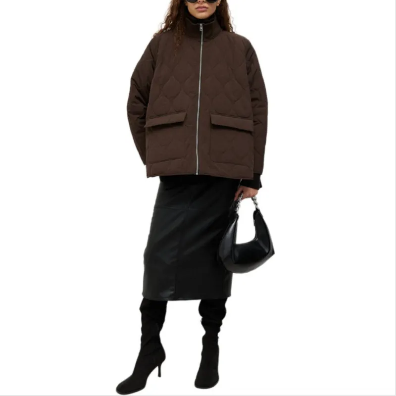 H&M Jackets & Coats Women's Dark Brown-1
