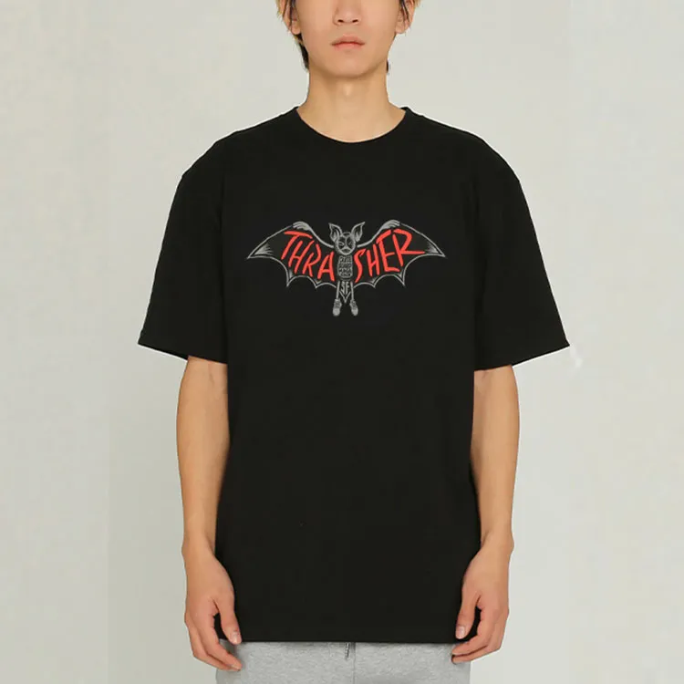Thrasher T Shirts Unisex Black-2