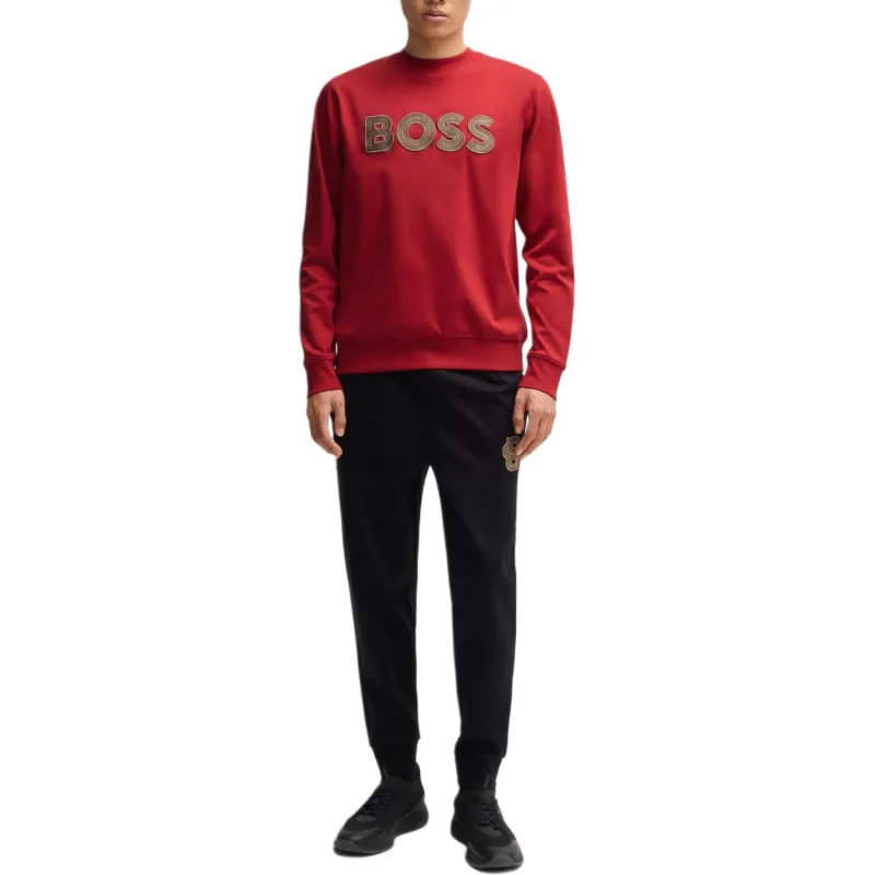 HUGO BOSS Sweatshirts Men Red-1