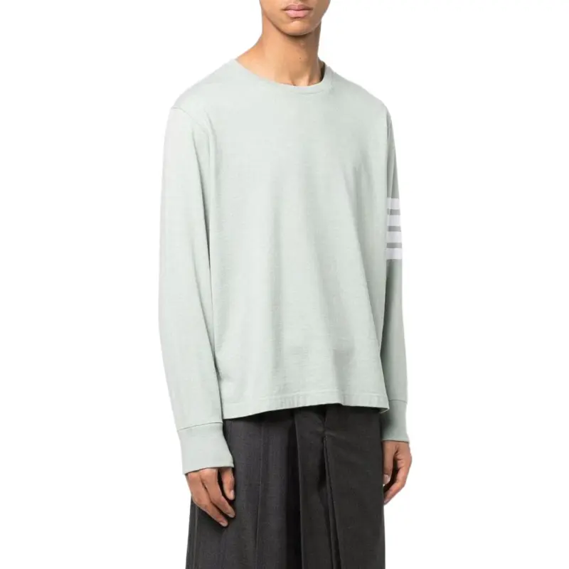 THOM BROWNE T Shirts Men Pink Wax Green-2