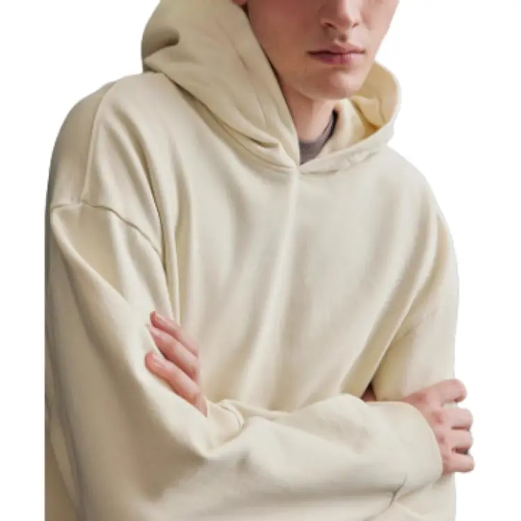 H&M Sweatshirt Men's Light Beige-4