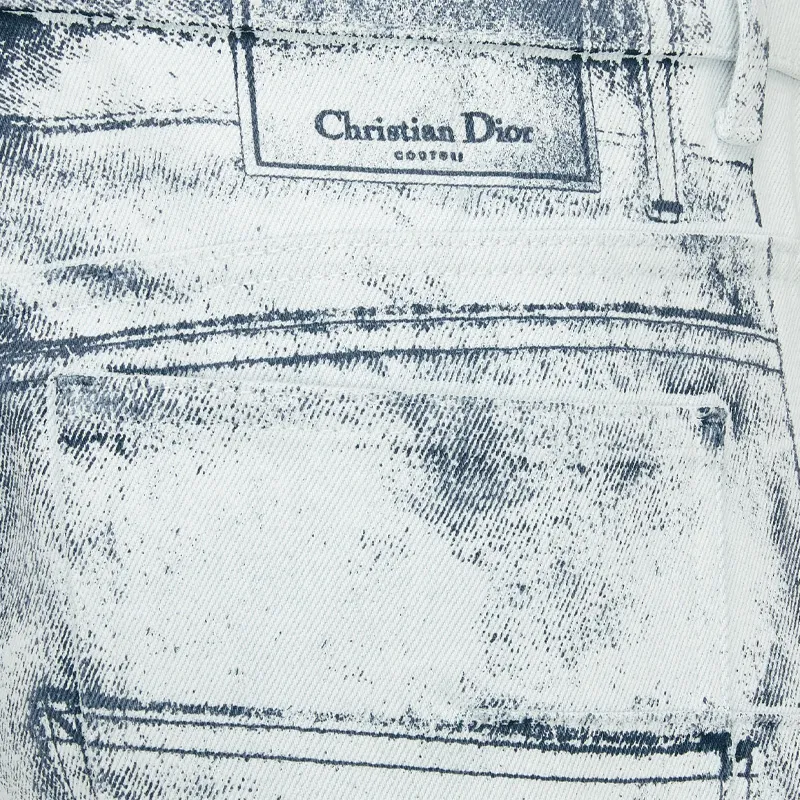 DIOR Jeans Men Blue-4