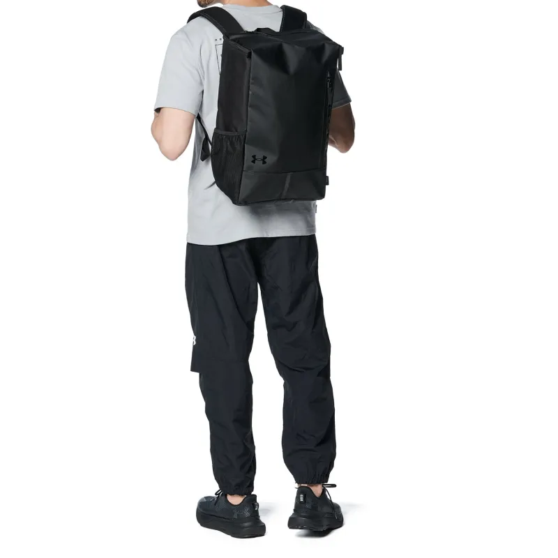 Under Armour Synthetic Leather Backpack Regular Unisex Black-4