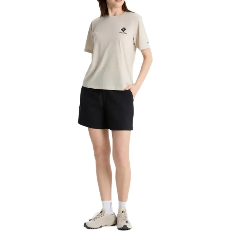 Columbia T Shirts Women's Khaki 278-1