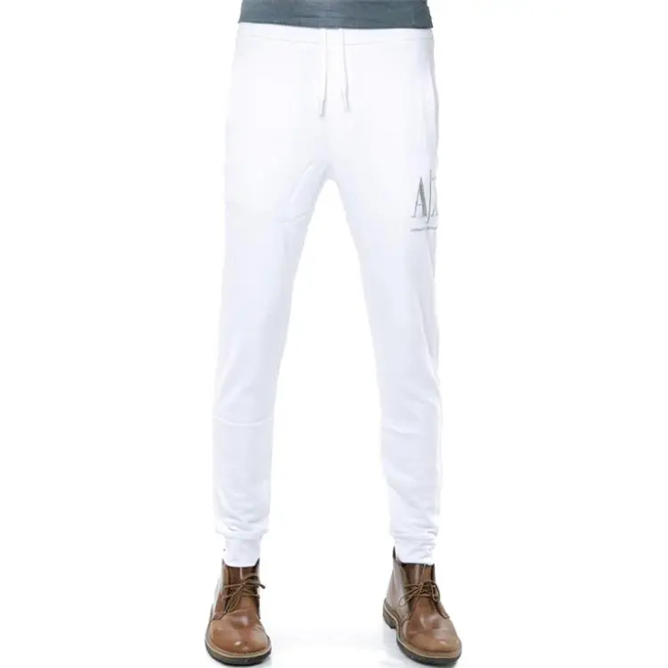 EMPORIO ARMANI SS23 Knitted Sweatpants Men's White-1