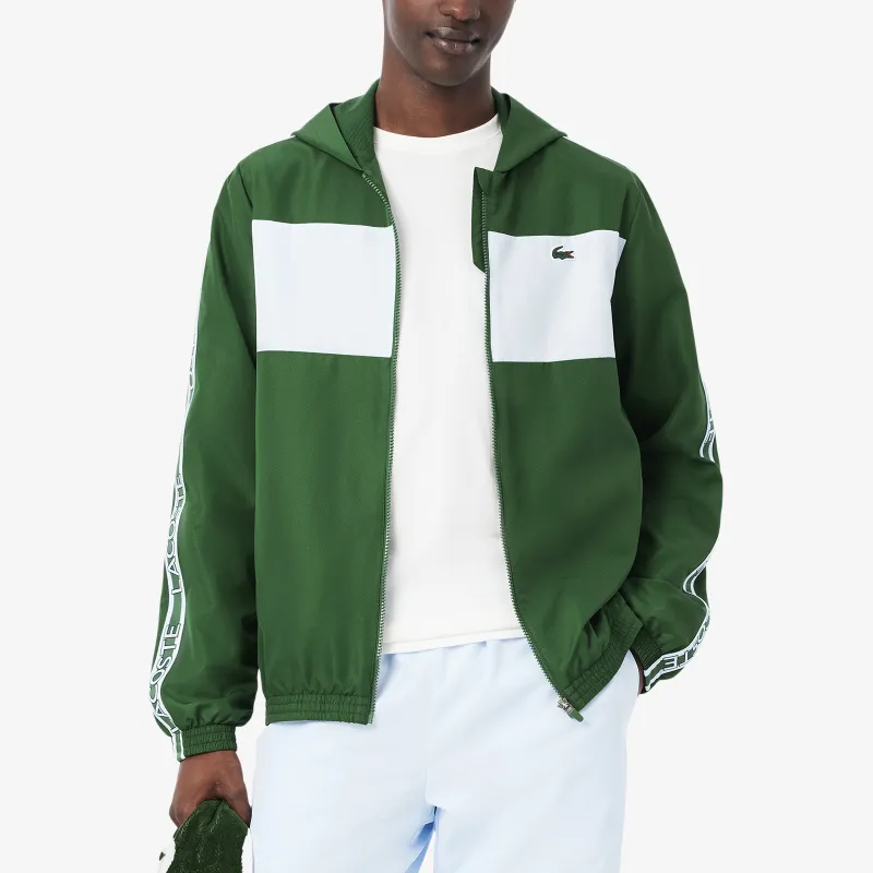 LACOSTE Jackets Coats Men's Green/light Blue-1