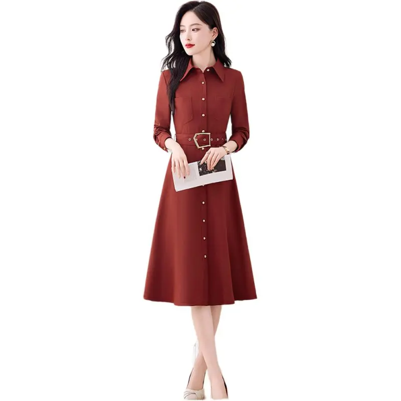 Fele.d Long Sleeved Dress Women's-2