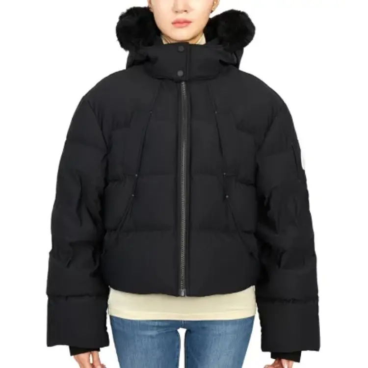 Moose Knuckles ETON PUFFER Down Jacket Women's Black-1